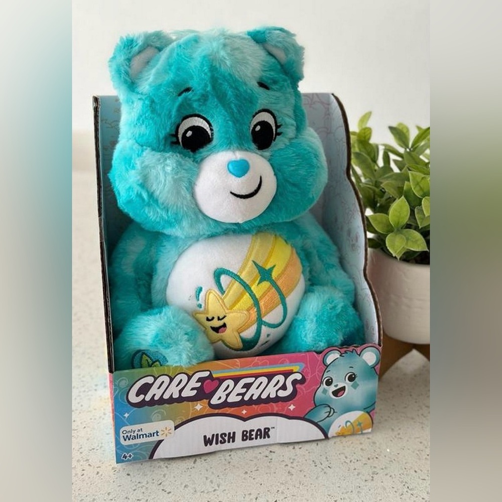 Care Bears Teal Wish Plush with Shooting Star